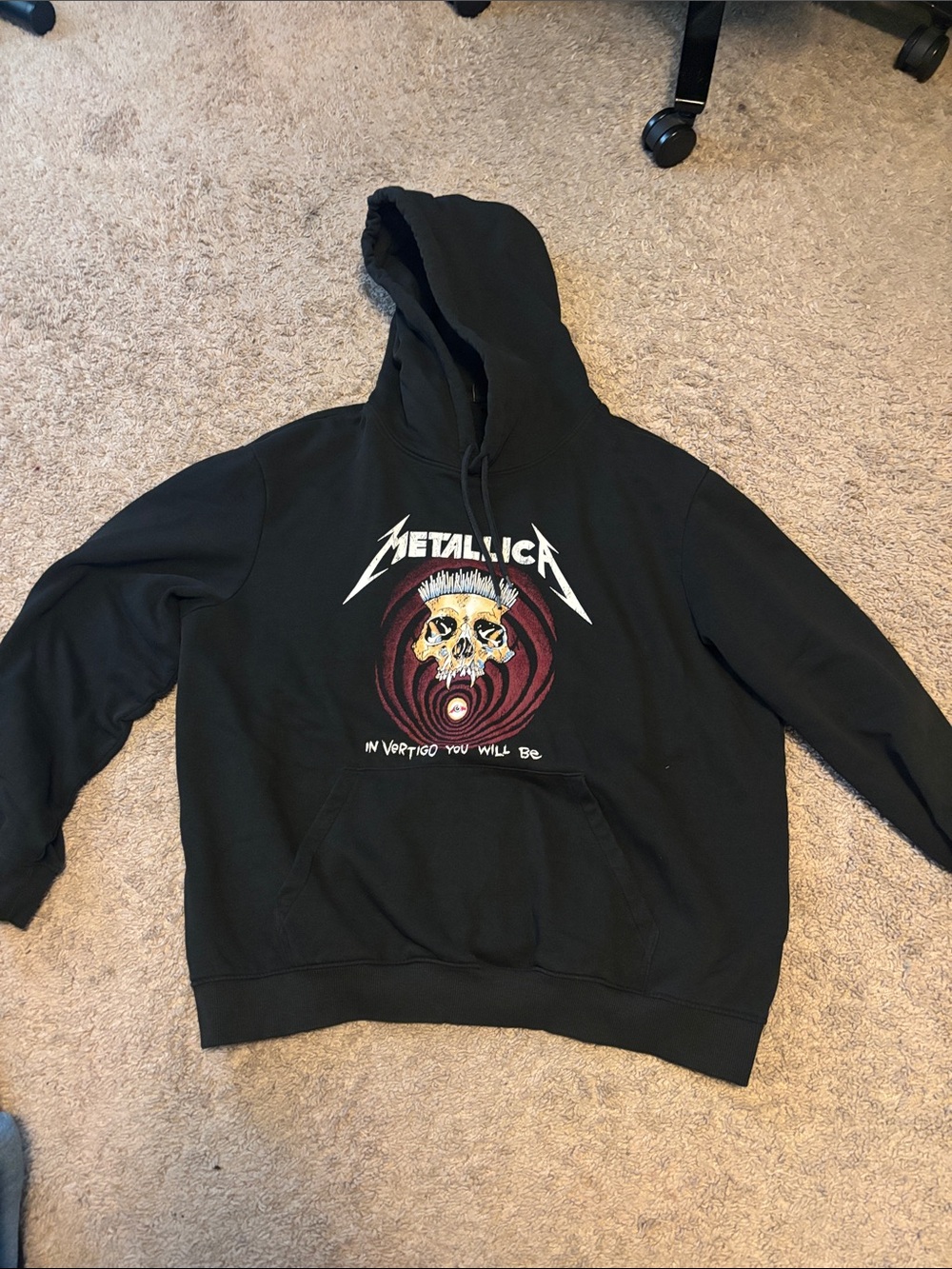 Black Graphic Hoodie - Men